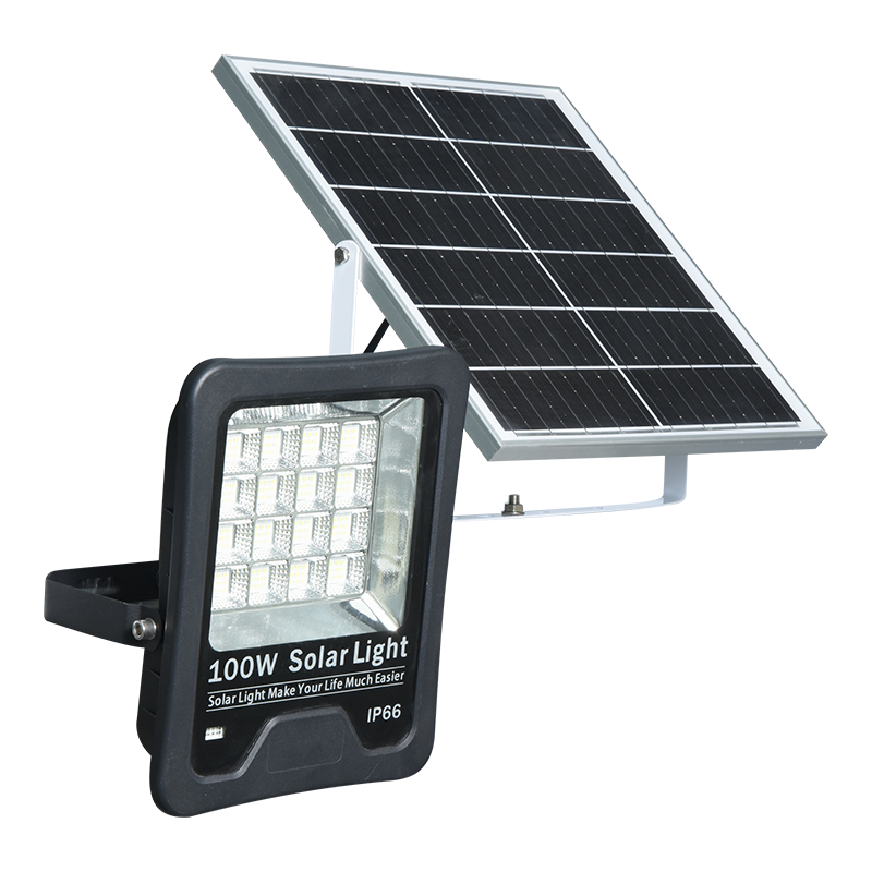 PY-SLFL20-100W litiumjonbatteri Solar Flood Light